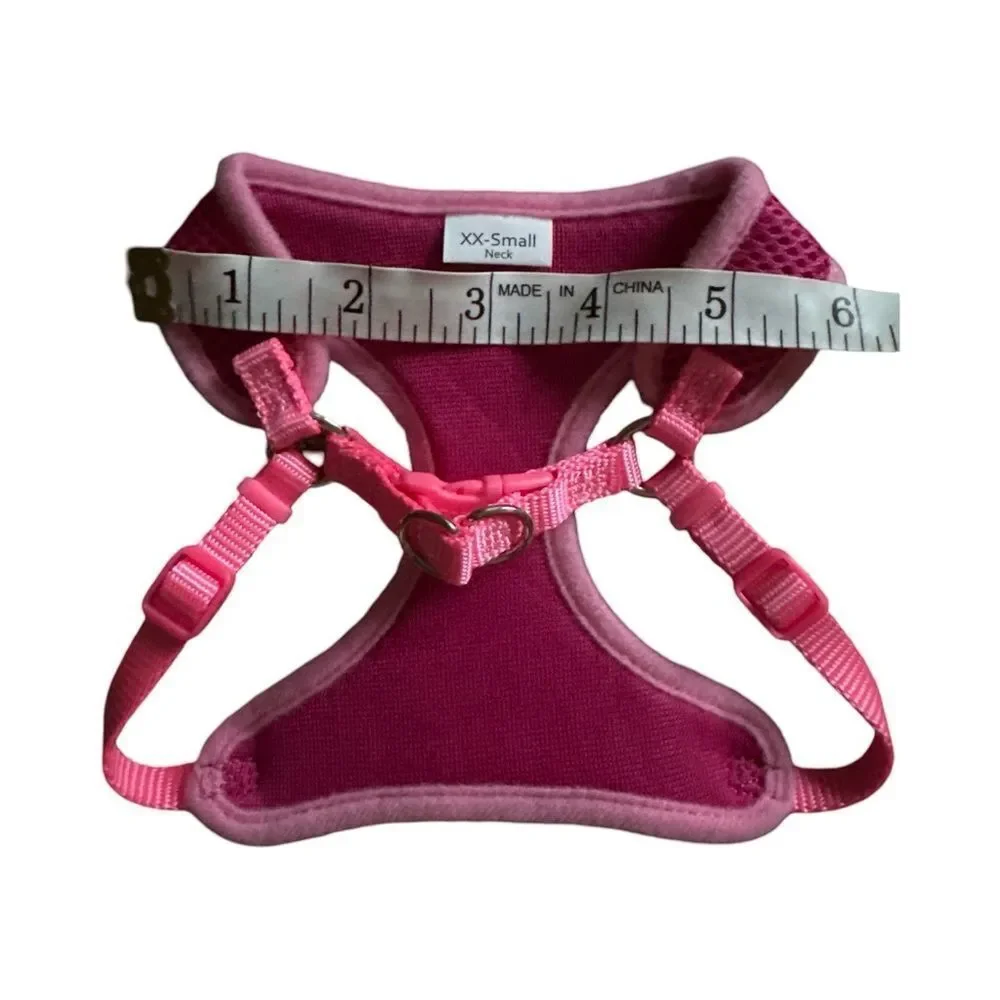 Cat Harness | XXS | Pink | Mesh | Harness